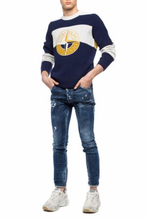Logo-embroidered sweater, zdjęcie 2 Logo-embroidered sweater od Stone Island